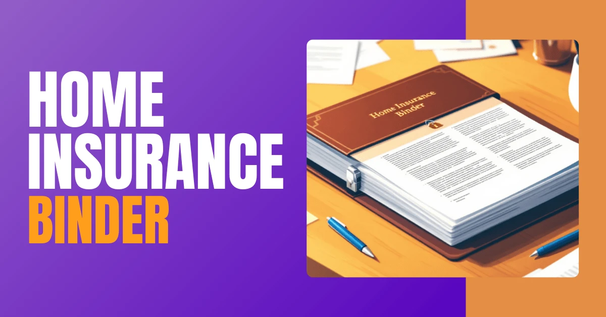 Home Insurance Binder